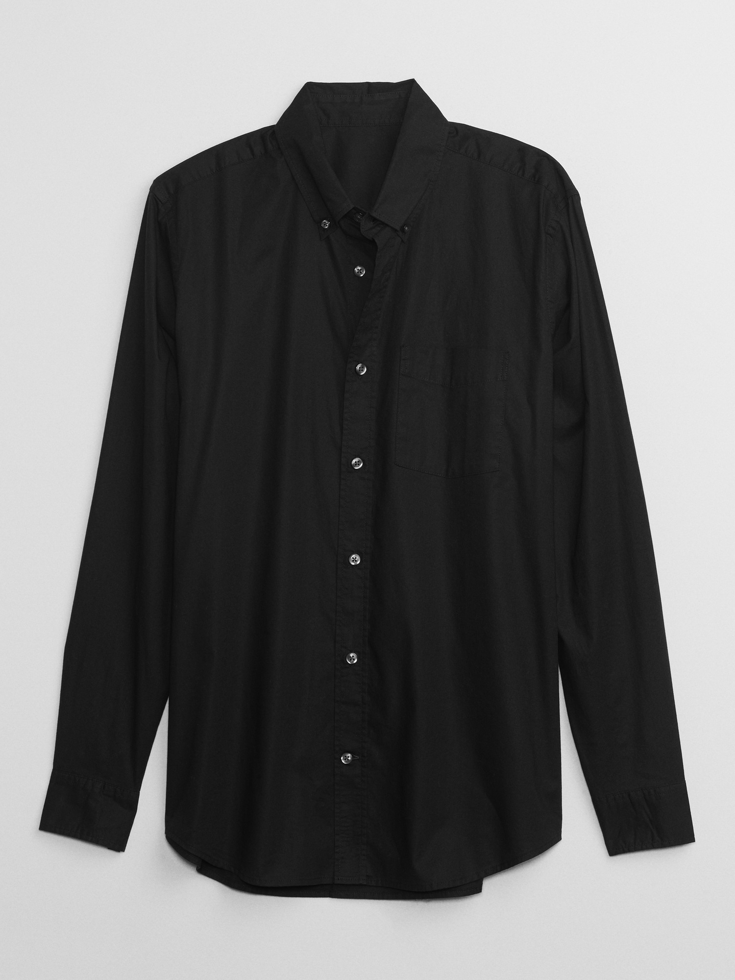 Stretch Poplin Shirt in Standard Fit | Gap Factory