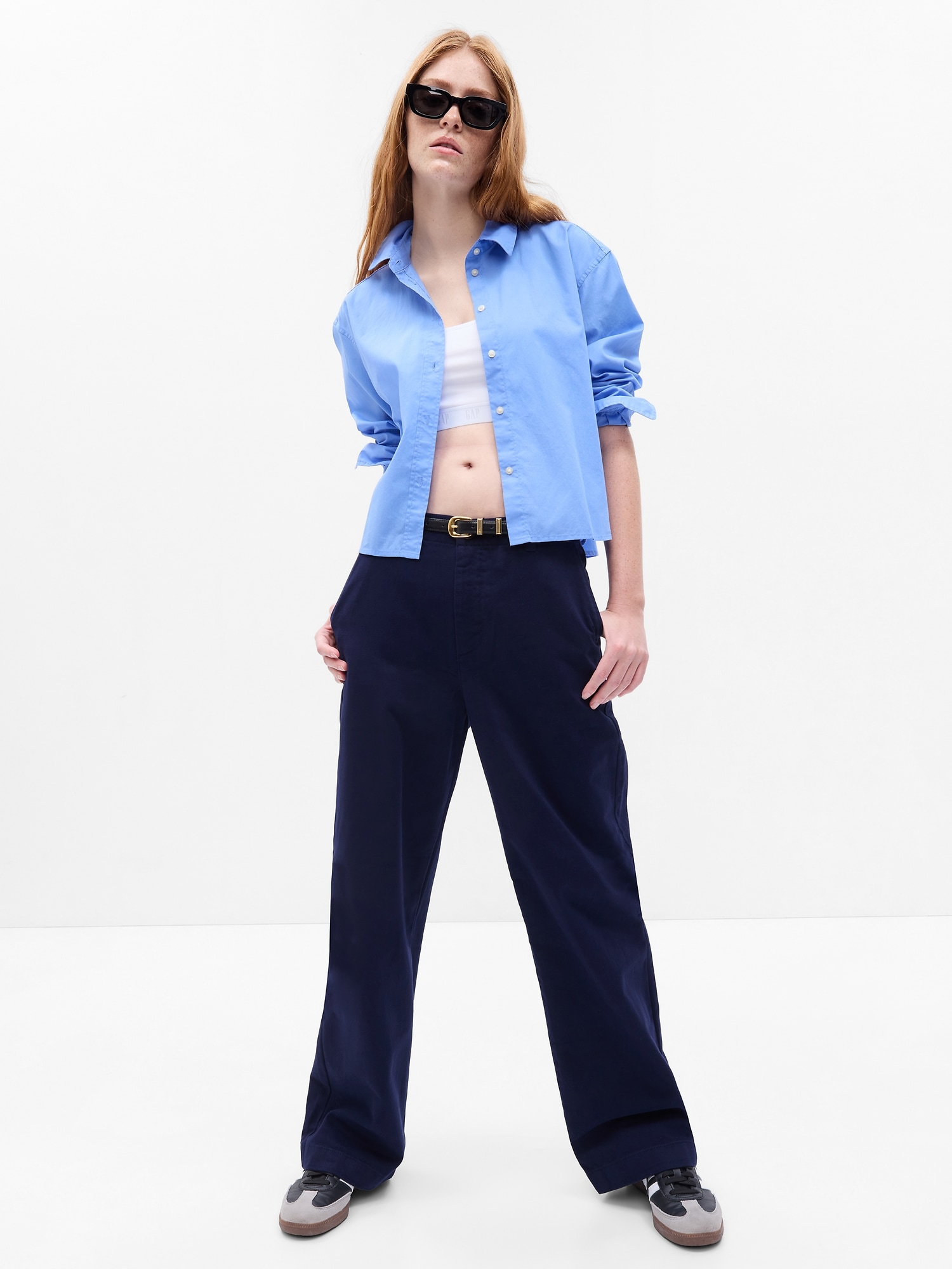 Tren women trousers & pan navy blue xs