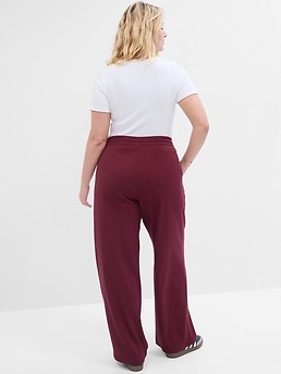 Mid Rise Easy Wide-Leg Twill Pants | Gap Factory