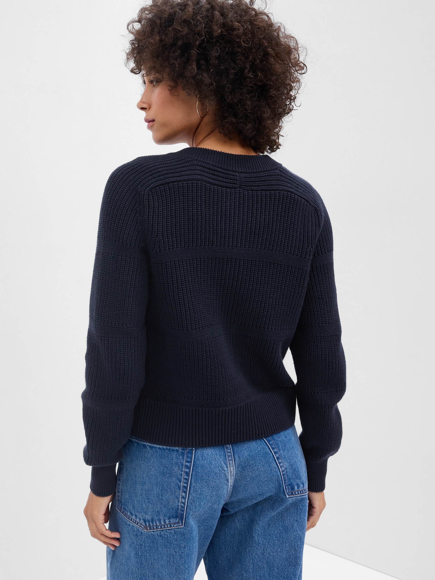 Mixed-Stitch Cardigan | Gap Factory