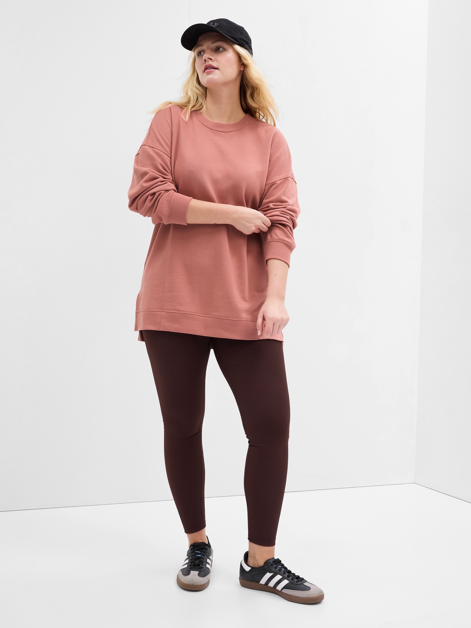 Geifa Crewneck Sweatshirts for Women Oversized Sweaters Long Sleeve Shirts  Tunic Tops for Leggings