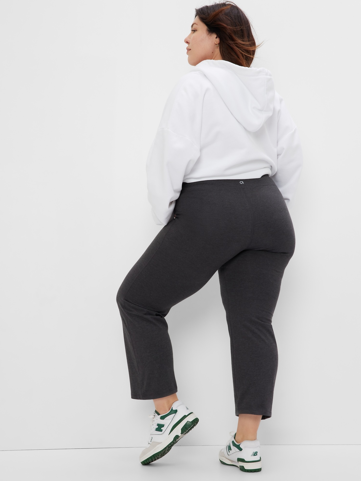 ASOS DESIGN shorter length cotton legging short in gray heather