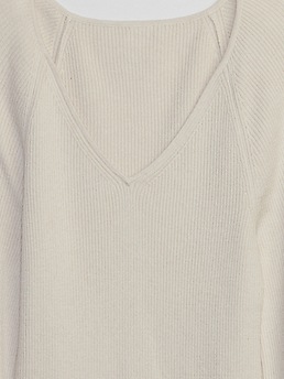 Ribbed V-Neck Sweater | Gap Factory