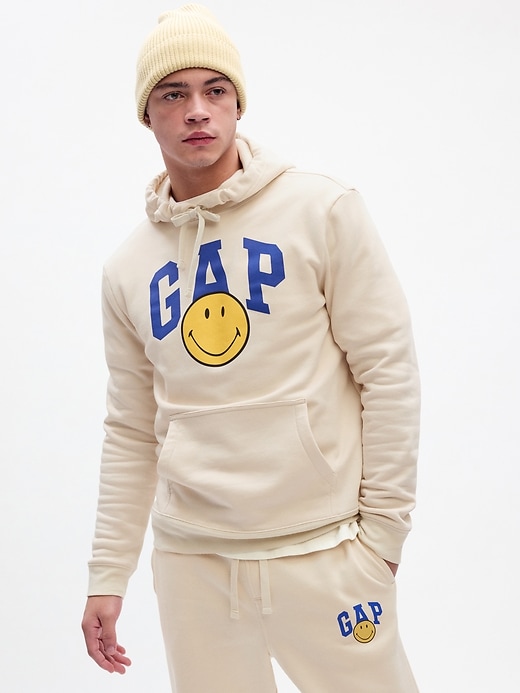 GAP smiley fleece pullover authentic sweatshirt