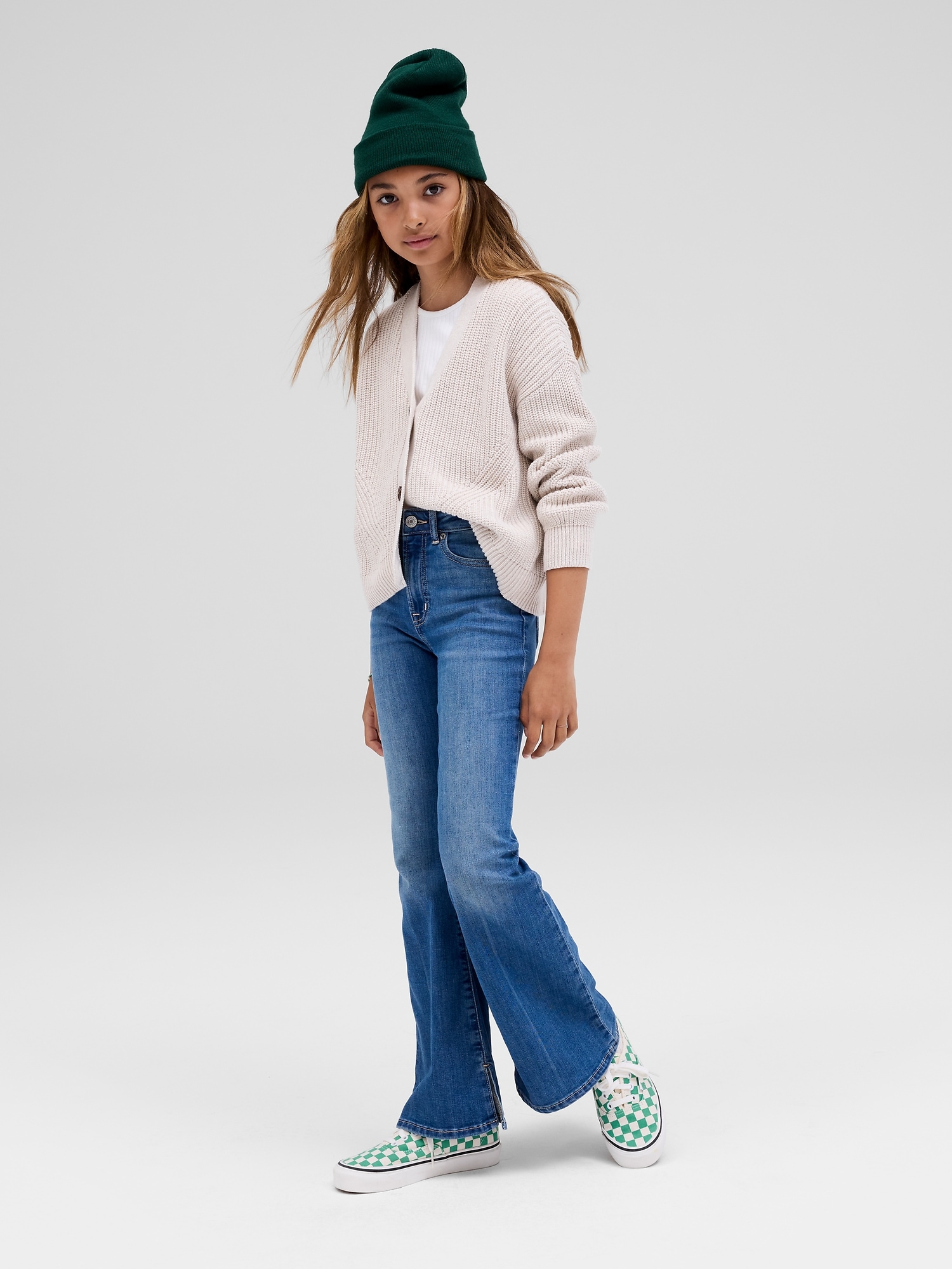 Gap × LoveShackFancy Kids High Rise Floral '70s Flare Jeans