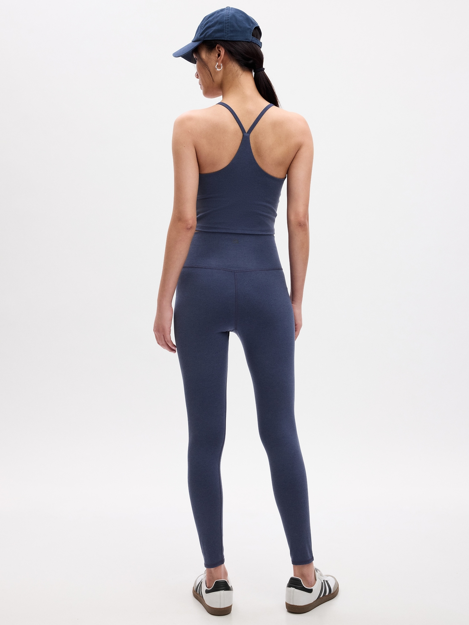 Guess Womens Active Full Length Leggings with Mesh Detail 