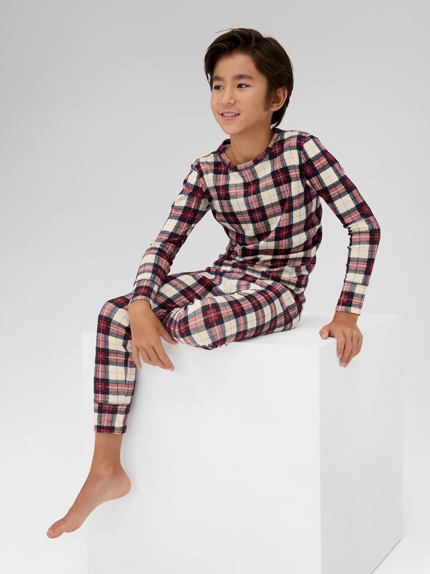 Introducing Our Brushed Organic Cotton Plaid PJ's 💕 Soft & breathable  these will be your new favourites for lounging