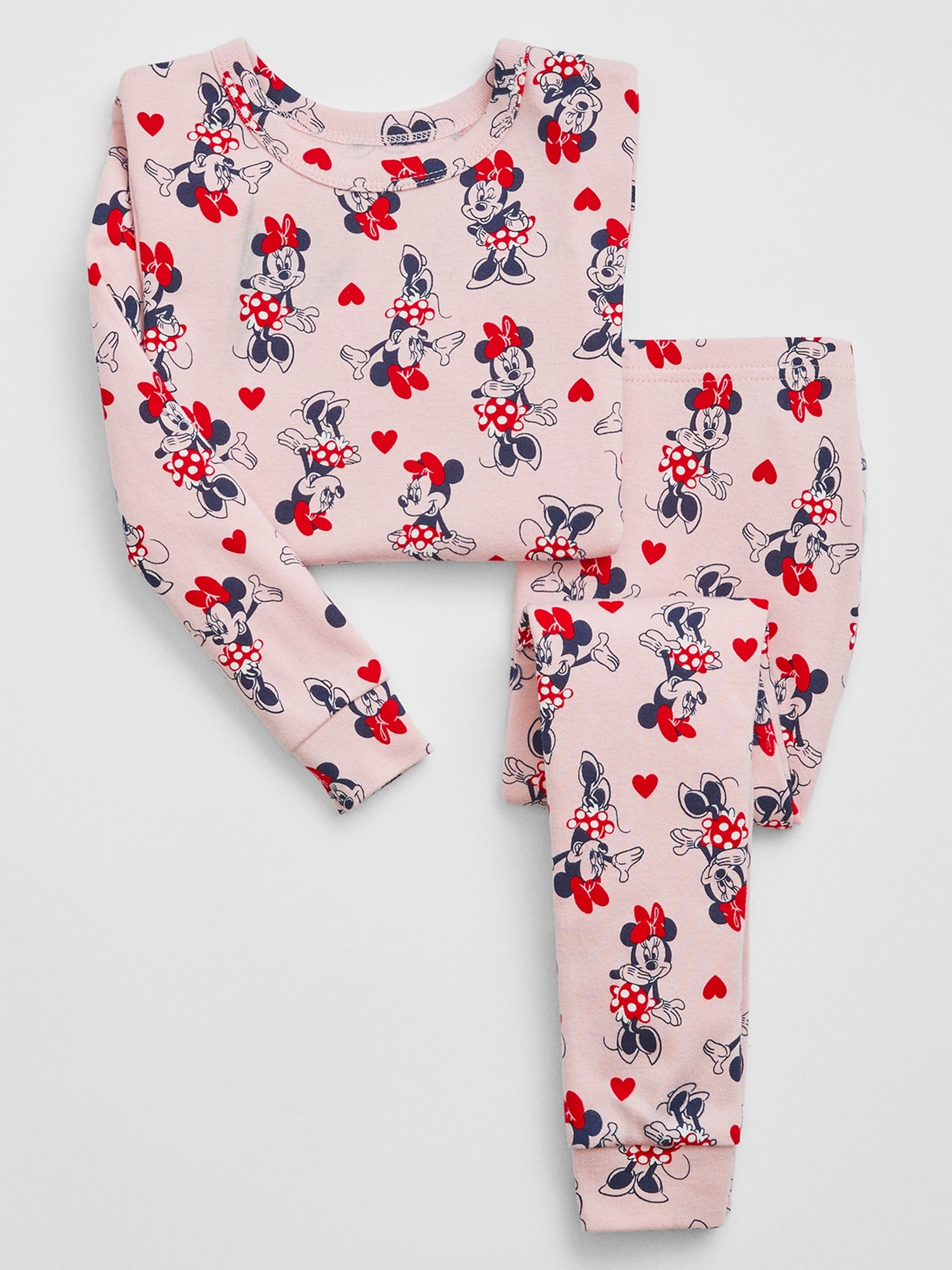 babyGap | Disney Minnie Mouse 100% Organic Cotton Valentine's Day PJ Set