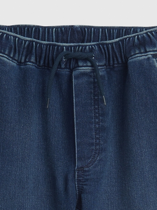 Image number 3 showing, Kids SuperSoft Straight Denim Joggers