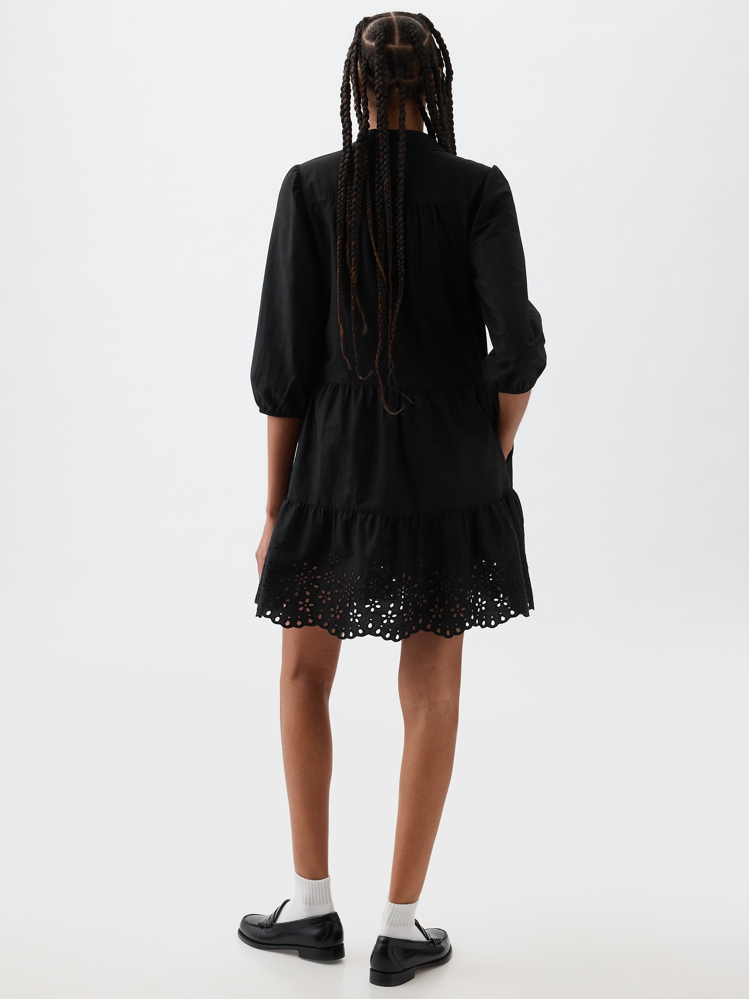 Warehouse tiered 2024 t shirt dress