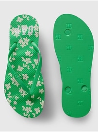 ORIGINAL 🇨🇦] GAP Logo Women's Flip Flops - Vintage Green Size 9