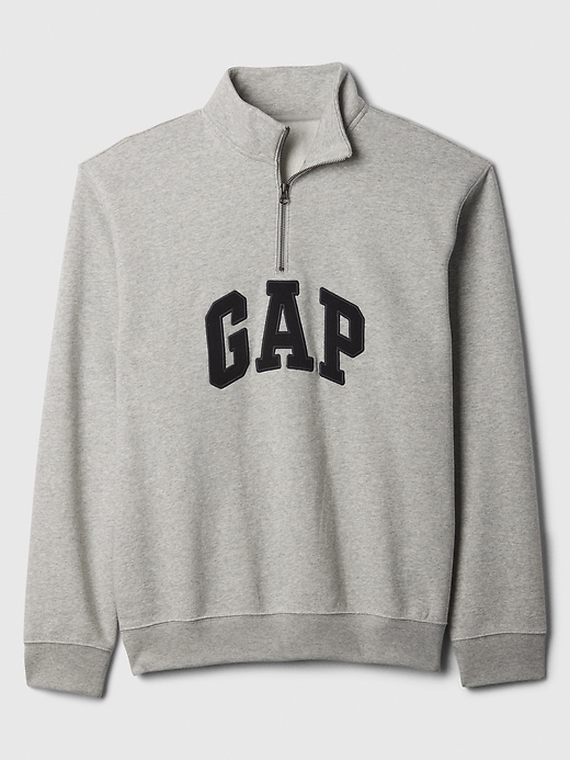 Image number 6 showing, Relaxed Gap Logo Quarter-Zip Sweatshirt