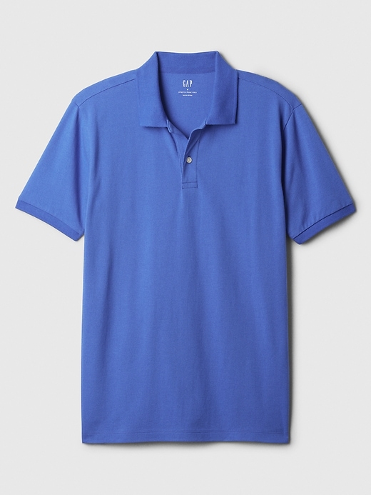 Image number 6 showing, Stretch Pique Polo Shirt