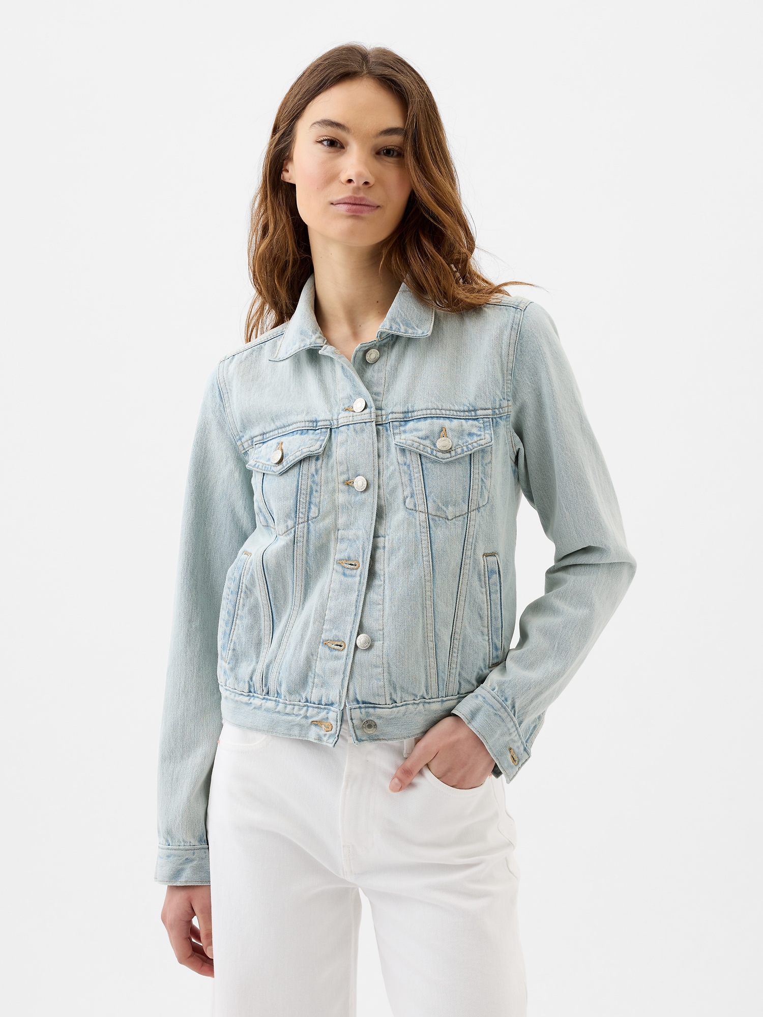 Party Wear Light Grey Cotton Denim Jacket at Rs 650 in Mumbai | ID:  2851509660633