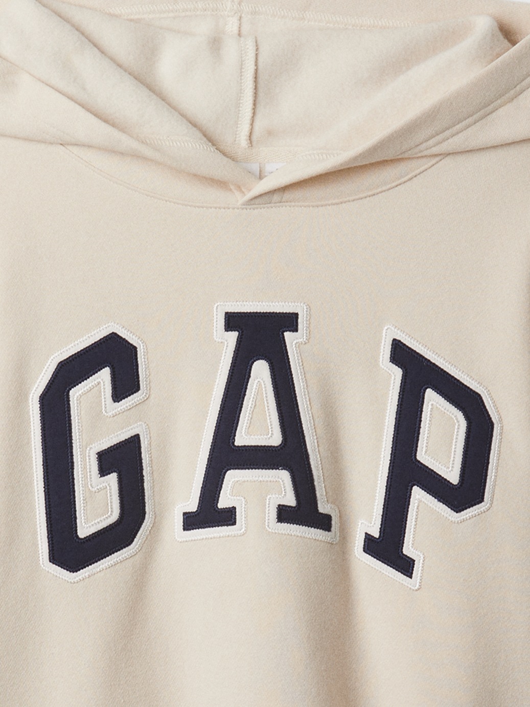 Relaxed Gap Mini-Logo Cropped Hoodie | Gap Factory