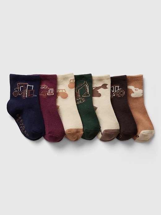 View large product image 1 of 1. babyGap Digger Crew Socks (7-Pack)