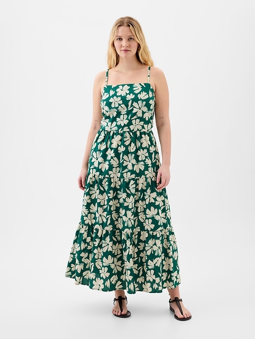 Image number 3 showing, Print Tiered Maxi Dress