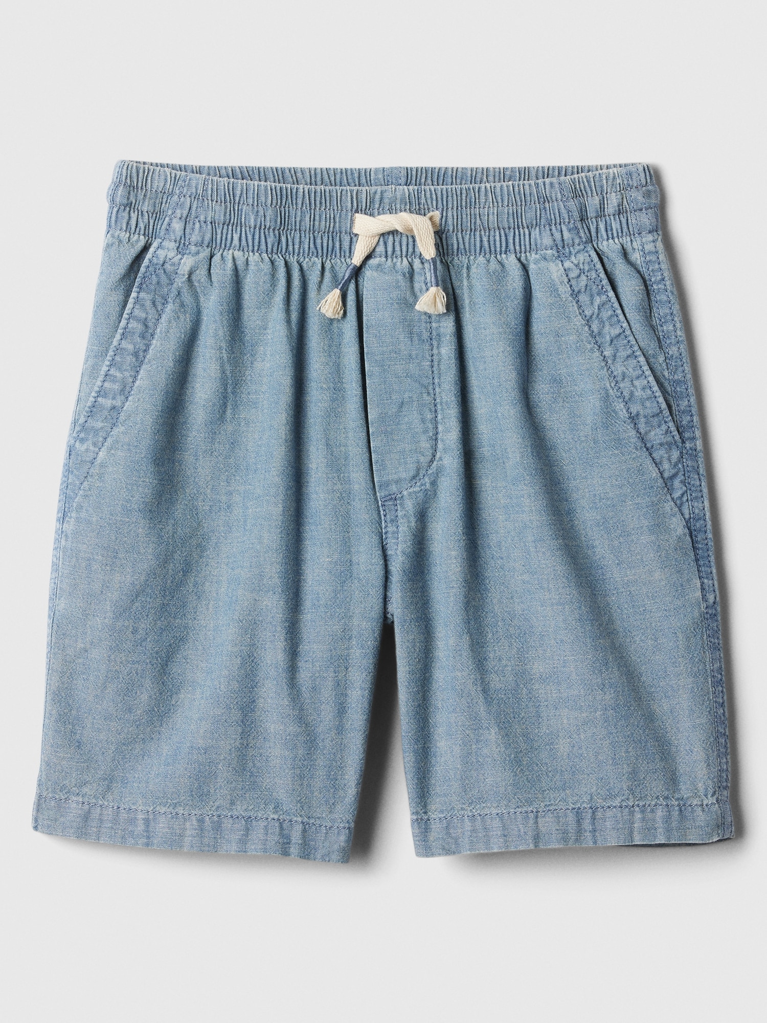 Off-White Kids Big Bookish cotton track shorts - Blue