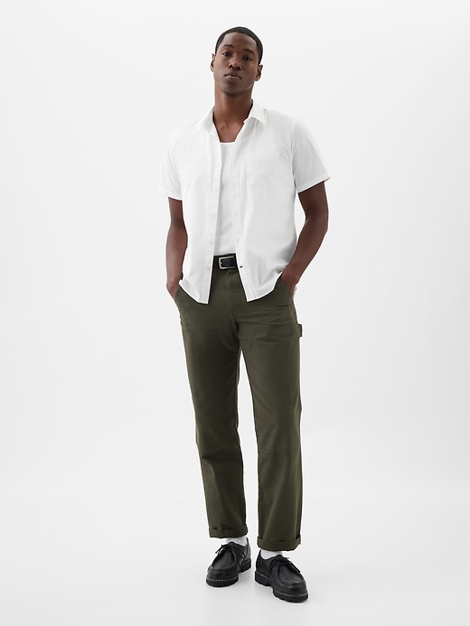 Stretch Poplin Shirt in Standard Fit | Gap Factory