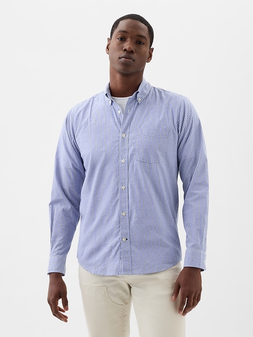 Image number 9 showing, Stretch Poplin Shirt in Standard Fit