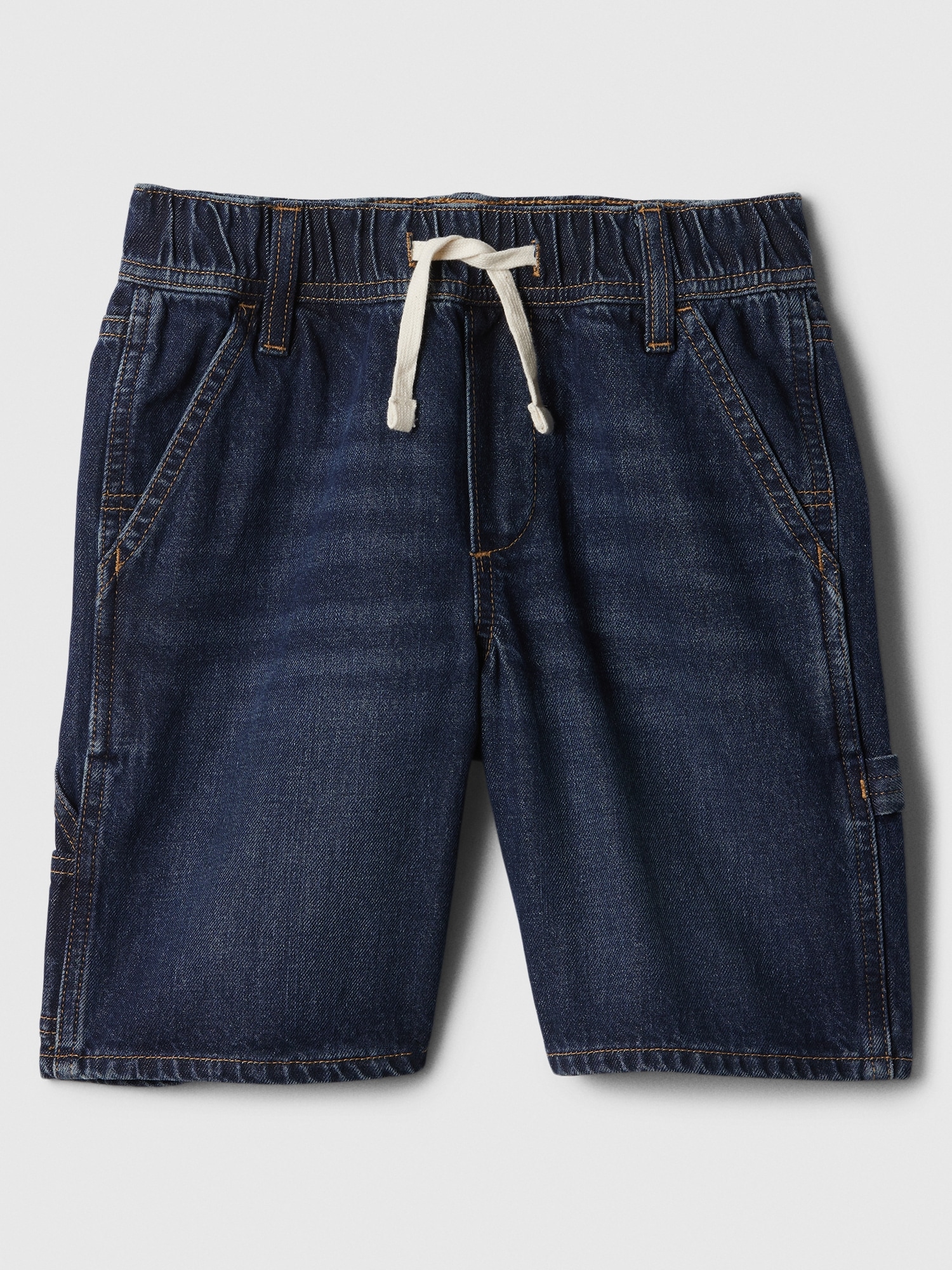 Kids Denim Carpenter Pull-On Shorts