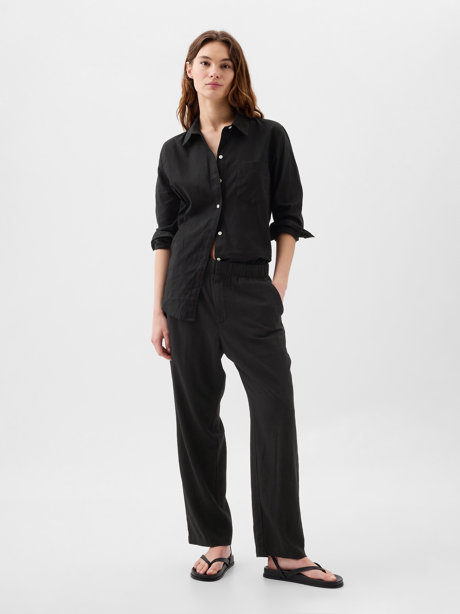 Khaki Woven Double Belt Loop Suit Pants | PrettyLittleThing USA
