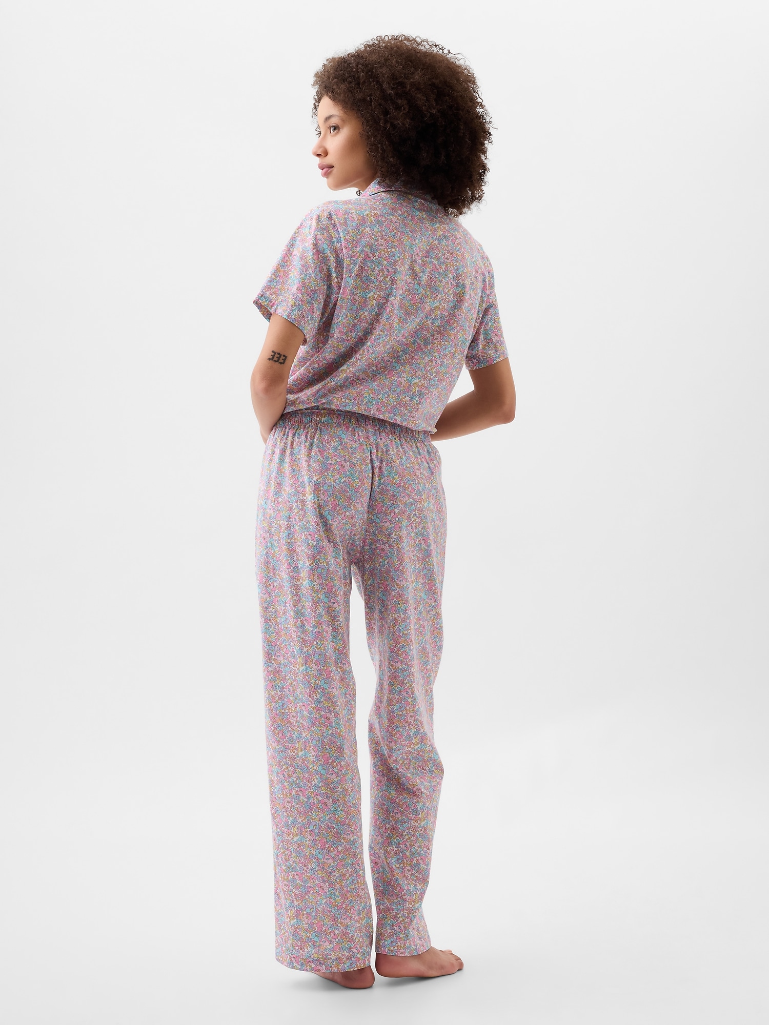 Womens poplin pajama online pants