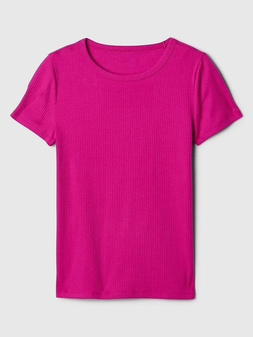 Image number 5 showing, Ribbed Crewneck T-Shirt