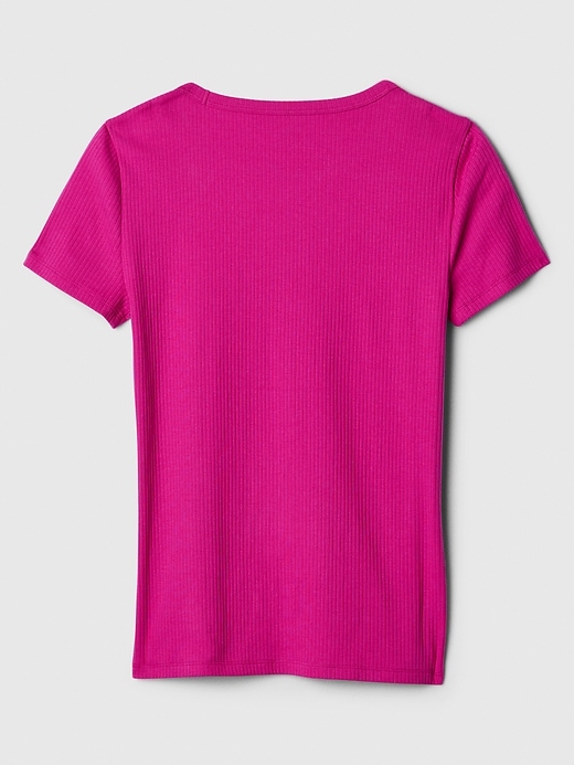 Image number 6 showing, Ribbed Crewneck T-Shirt