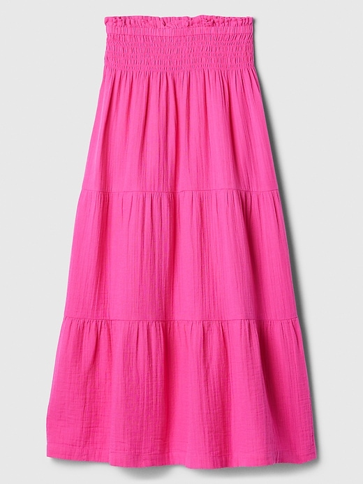 Image number 5 showing, Gauze Smocked Maxi Skirt