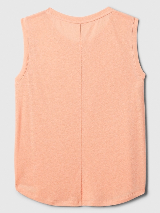 Image number 6 showing, Linen-Blend Tank Top