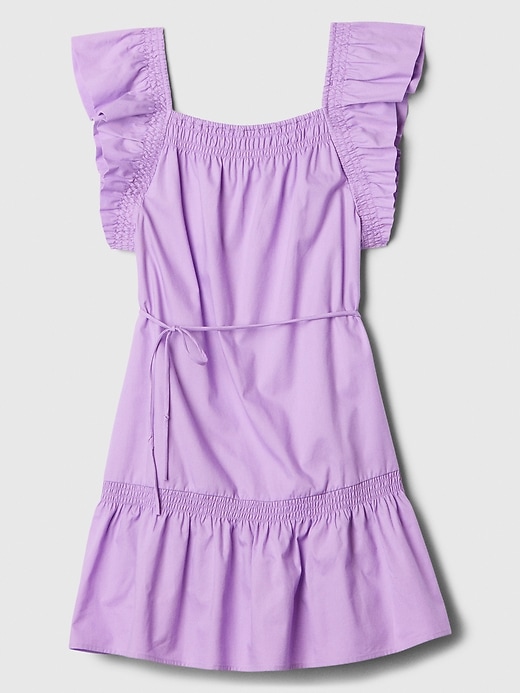Image number 5 showing, Squareneck Flutter Sleeve Mini Dress