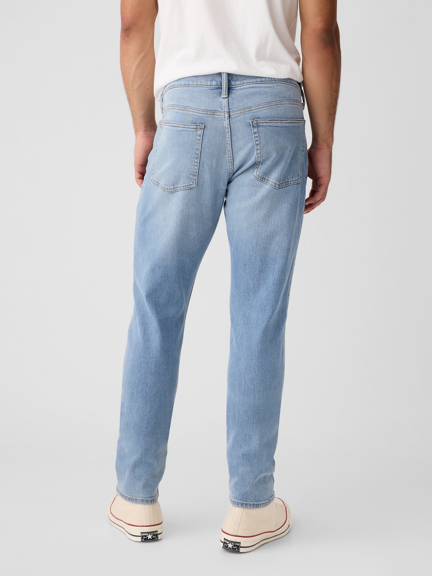 GAP Mens Gapflex Slim Jeans, Rinsed, 28W x 30L US at  Men's Clothing  store