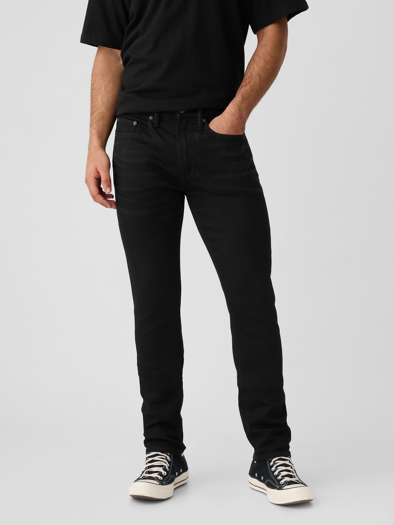Buy Gap Black Stretch Slim Fit Soft Wear Jeans from the Next UK