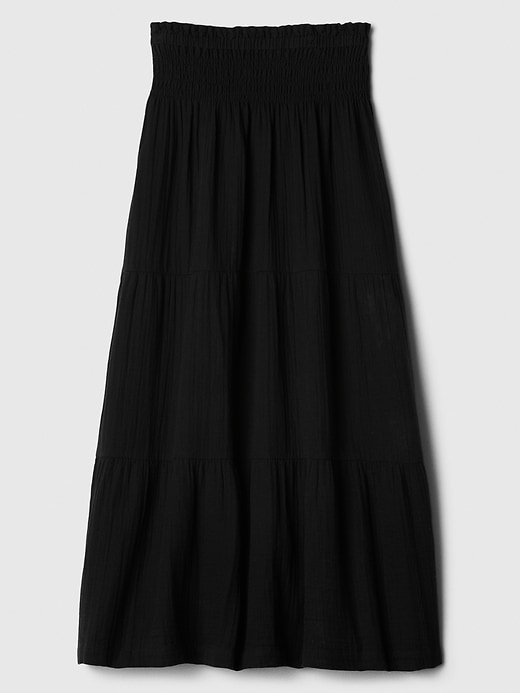 Image number 5 showing, Gauze Smocked Maxi Skirt