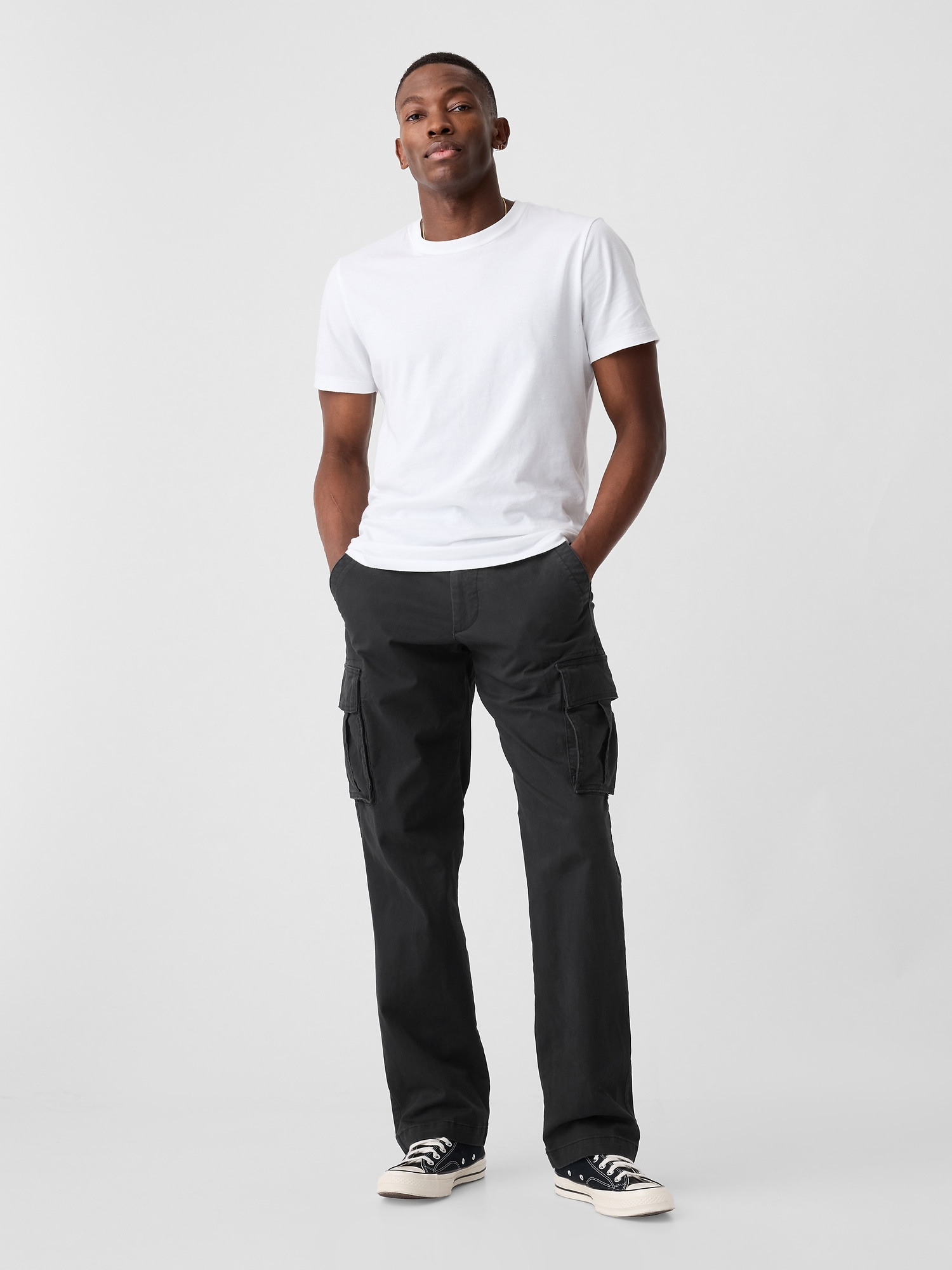 Shop Solid Pants with Belt Loops and Pocket Detail Online | Max UAE