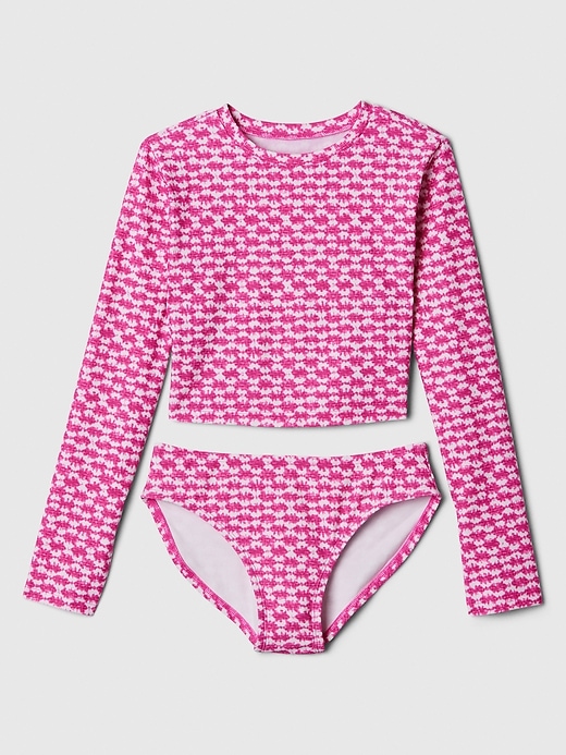 Image number 2 showing, Kids Print Two-Piece Rash Guard