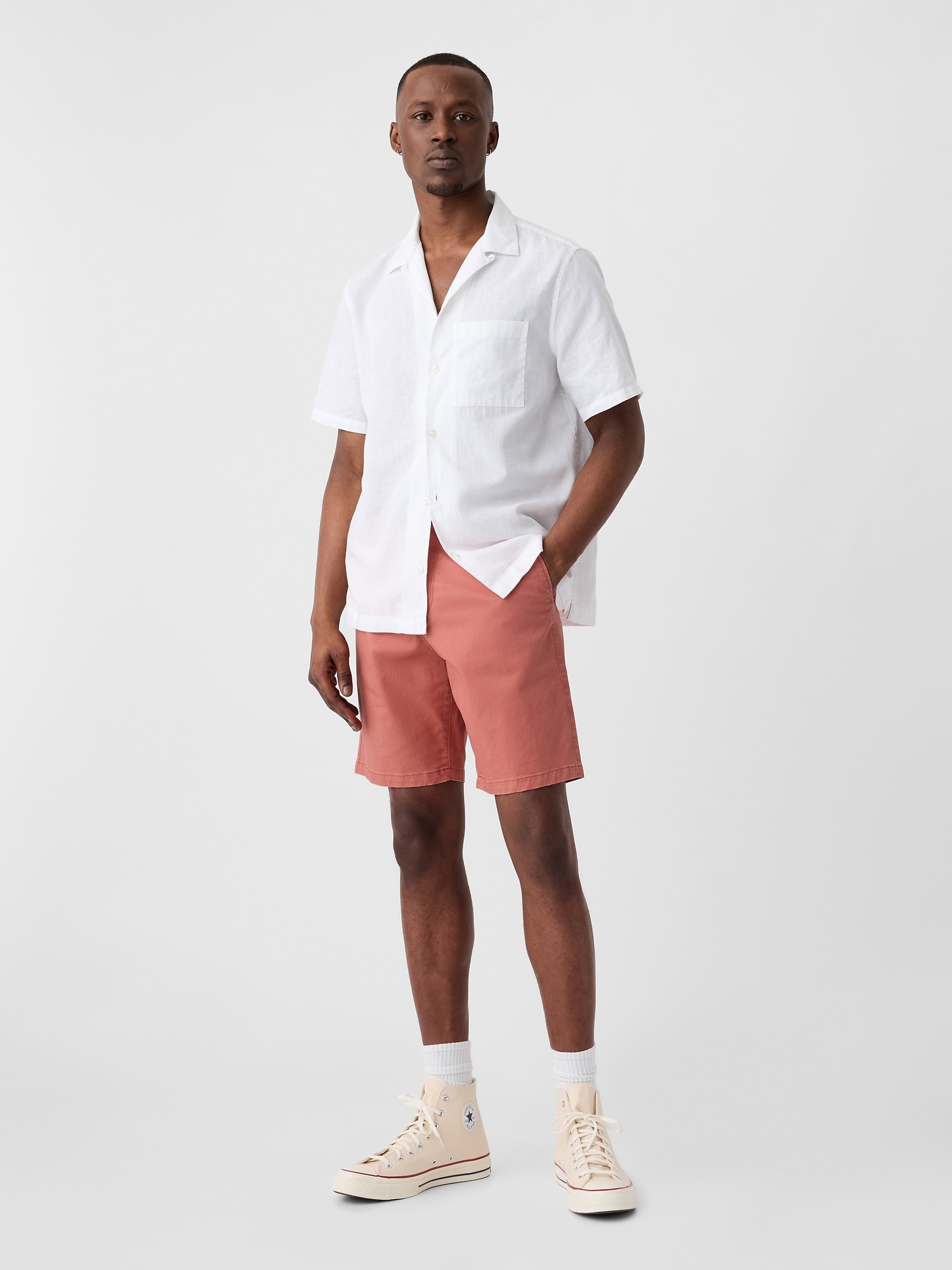 9" Essential Khaki Shorts