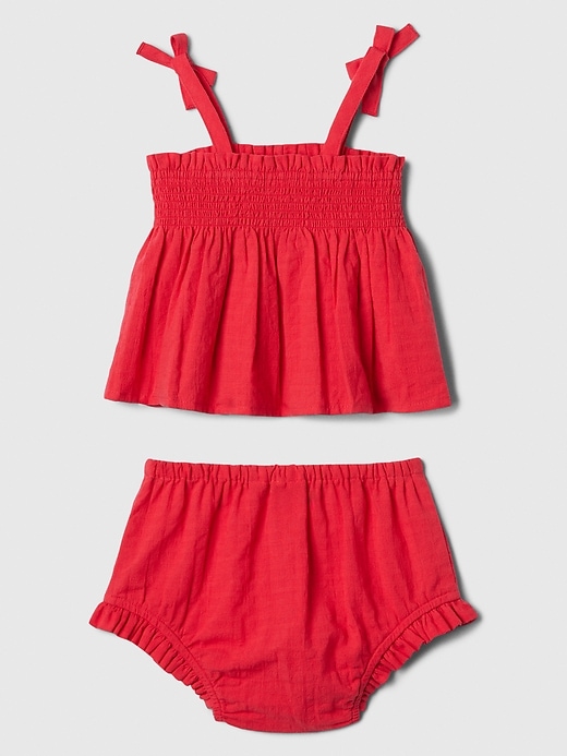Image number 2 showing, Baby Smocked Two-Piece Outfit Set
