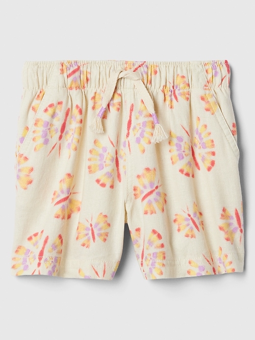 Image number 1 showing, babyGap Print Linen-Blend Shorts
