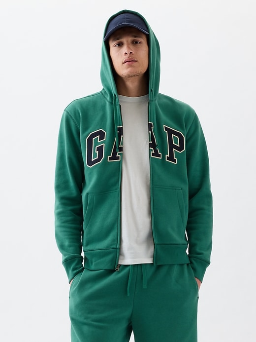 Image number 1 showing, Gap Logo Zip Hoodie