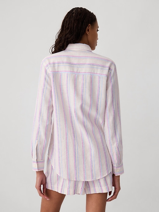 Image number 2 showing, Linen-Blend Easy Shirt