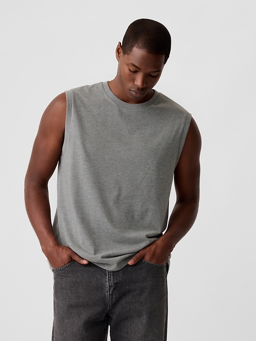 Image number 5 showing, Relaxed Muscle Tank Top