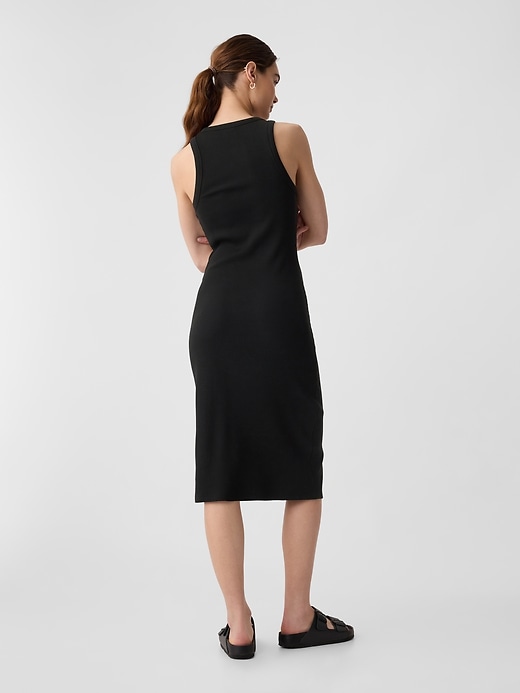 Image number 2 showing, Ribbed Midi Tank Dress