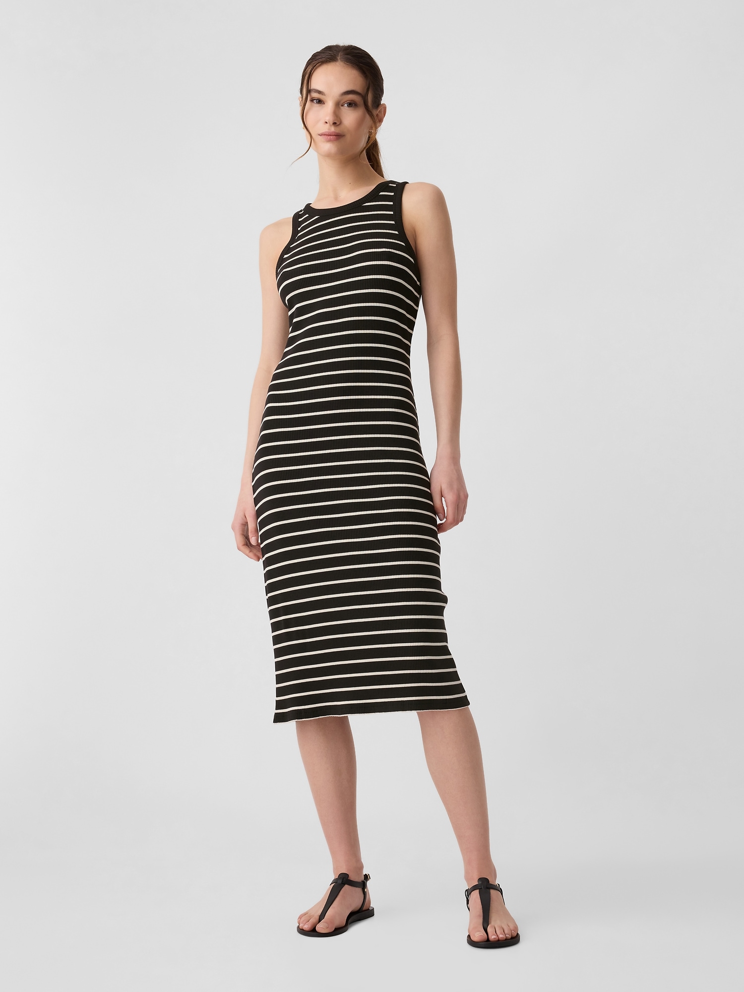 Ribbed Midi Tank Dress | Gap Factory