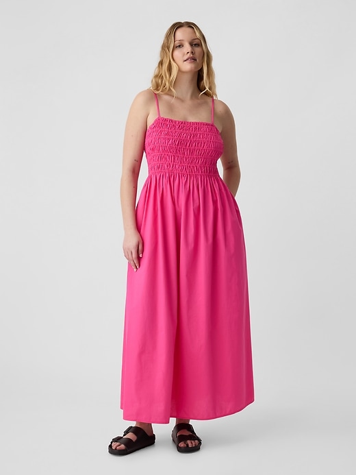 Image number 3 showing, Smocked Squareneck Maxi Dress