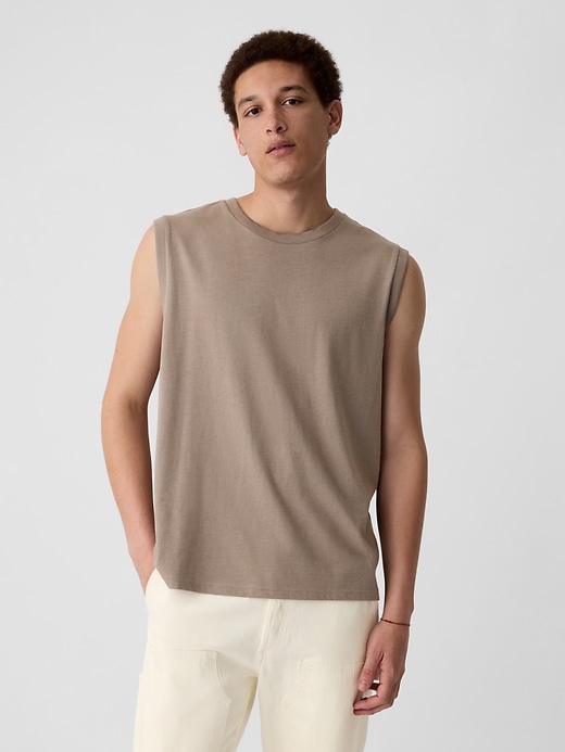 Image number 7 showing, Relaxed Muscle Tank Top