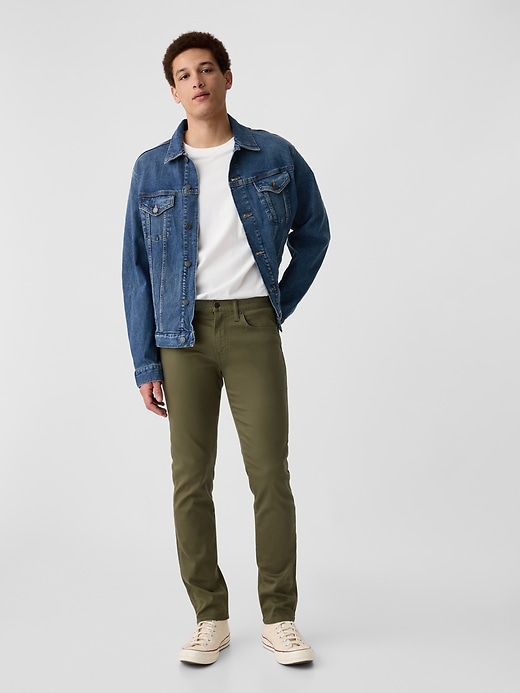 Image number 1 showing, GapFlex Slim Travel Jeans