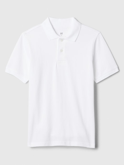 Image number 3 showing, Kids Uniform Pique Polo Shirt