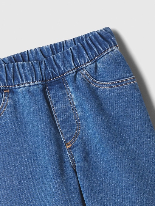 Image number 3 showing, babyGap SuperSoft Wide-Leg Pull-On Jeans